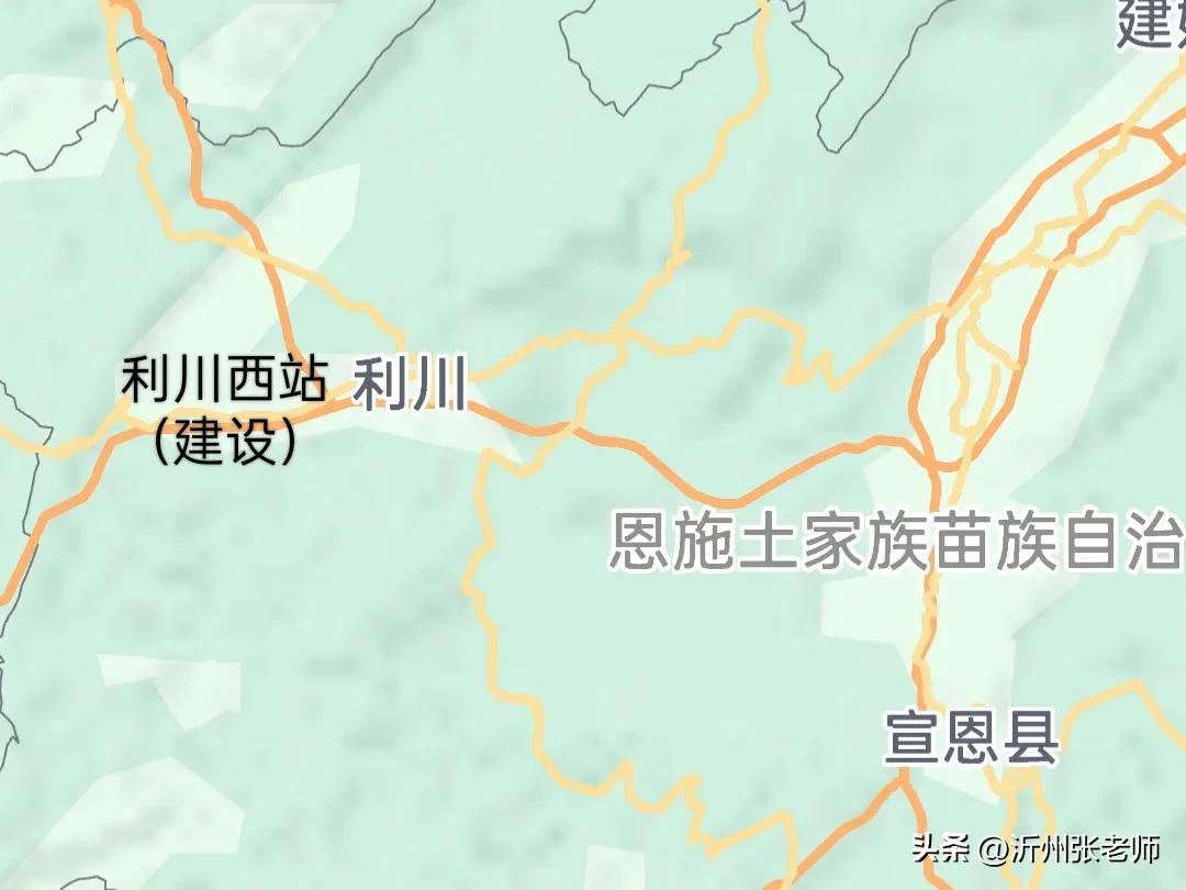 恩施火车站到鹤峰县一中的路线_恩施自治州铁路规划_恩施高铁建设进度