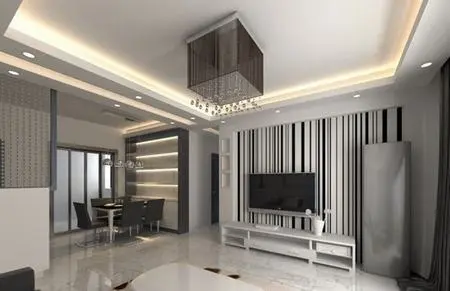 客厅装修之：34款超豪华大气电视背景墙