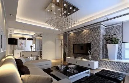 客厅装修之：34款超豪华大气电视背景墙