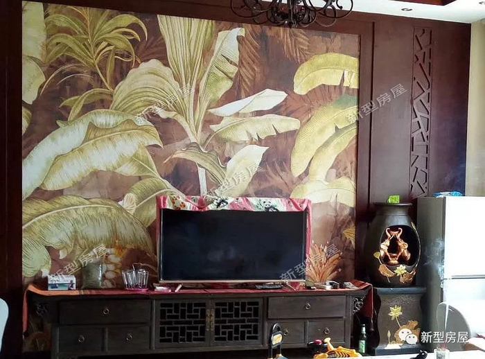 农村自建房电视背景墙材料_欧式装修电视背景墙_油漆艺术喷涂电视背景墙