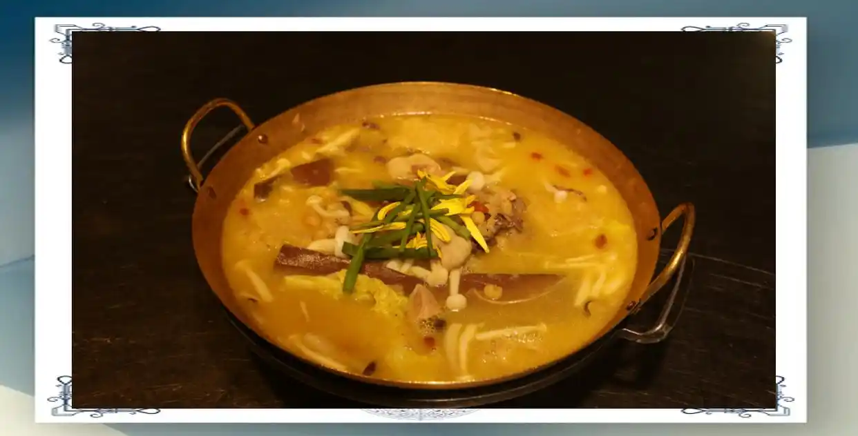 码头会豆汤毛血旺推荐_重庆磁器口美食照片_磁器口毛血旺特色餐厅