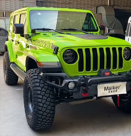 牧马人差速锁多少钱_牧马人改装减震弹簧轮胎轮毂_牧马人阿拉斯加极光绿特别版本