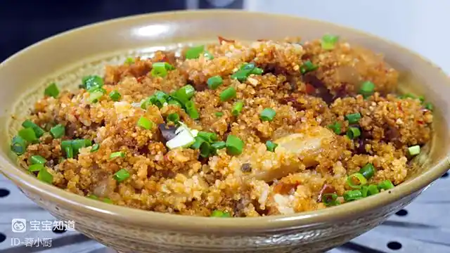 粉蒸肉 家常做法 五花肉红薯粉蒸肉_蒸出来的美味