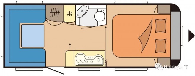 Hobby房车|国内现车：2021最新款DELUXE（豪华版）540UFf!图片
