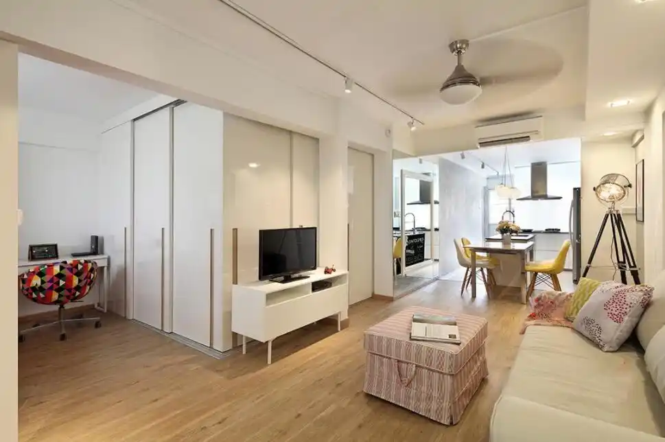 小户型客餐厅布局优化_小户型客厅装饰效果图_客餐厅开放式布局设计