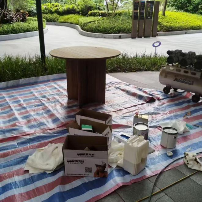 赛克斯木蜡油户外家具保养_柚木户外家具木蜡油翻新_翻新旧家具