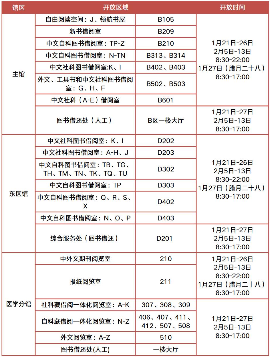 华科寒假时间安排_华中科技大学寒假服务指南_华中科技大学东校区