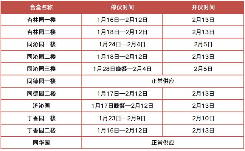 华中科技大学东校区_华中科技大学寒假服务指南_华科寒假时间安排
