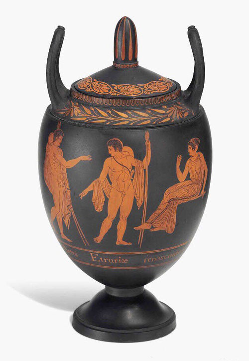 韦奇伍德 陶瓷历史 红色陶土_骨瓷装饰盘