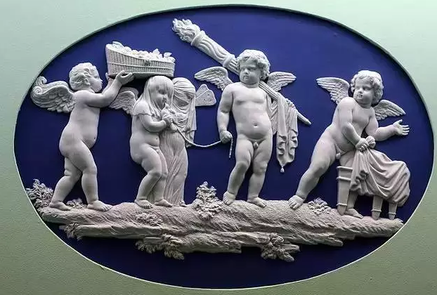 韦奇伍德 陶瓷历史 红色陶土_骨瓷装饰盘