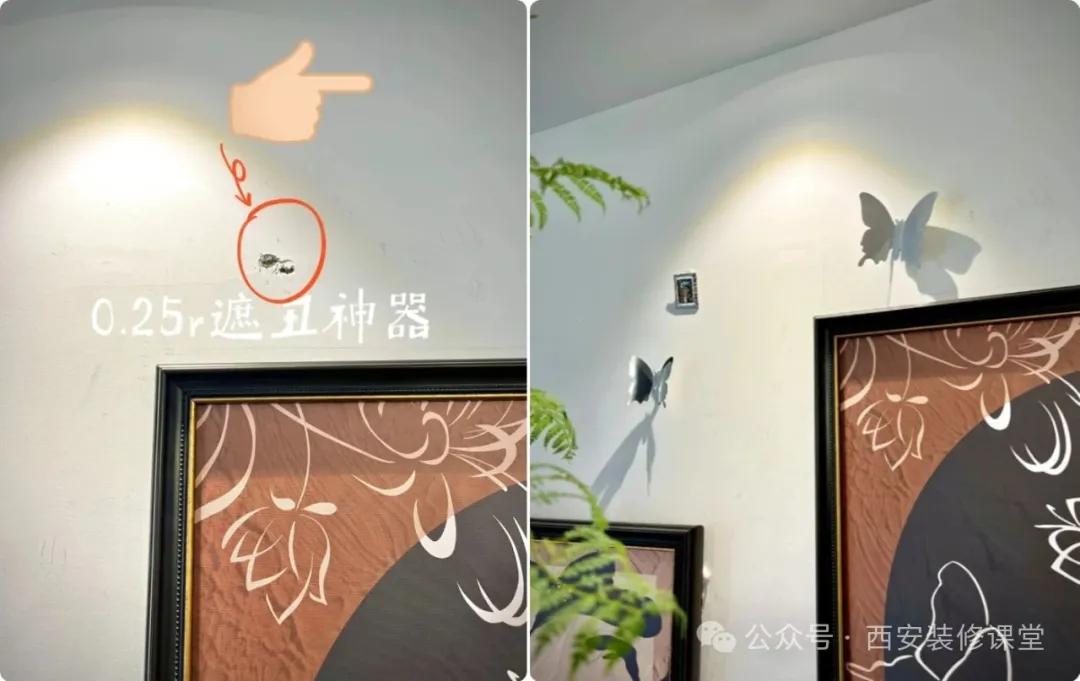 被这些遮丑小巧思惊艳到了!轻轻松松搞定家里丑角落(图19) 洞洞板遮丑神器_挂画遮丑技巧_古典边框装饰