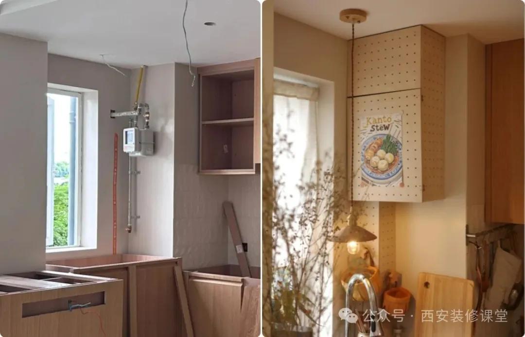 被这些遮丑小巧思惊艳到了!轻轻松松搞定家里丑角落(图4) 洞洞板遮丑神器_挂画遮丑技巧_古典边框装饰