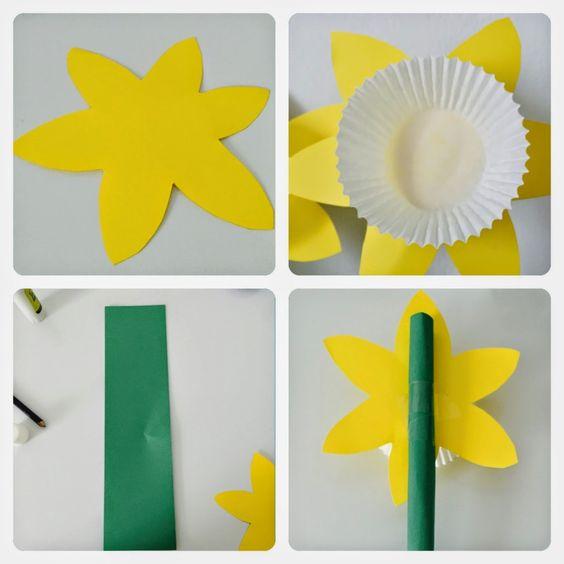 幼儿园手工作业:开学了,8个制作方法快替孩子存着,准能用上!(图9) 手工装饰_黄色小花手工制作_手工灯笼制作