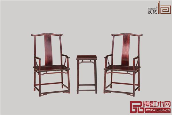 广东小叶紫檀价格趋势,波记家具为您解析小叶紫檀价格以及鉴别方法(图1) 波记家具:印度小叶紫檀官帽椅
