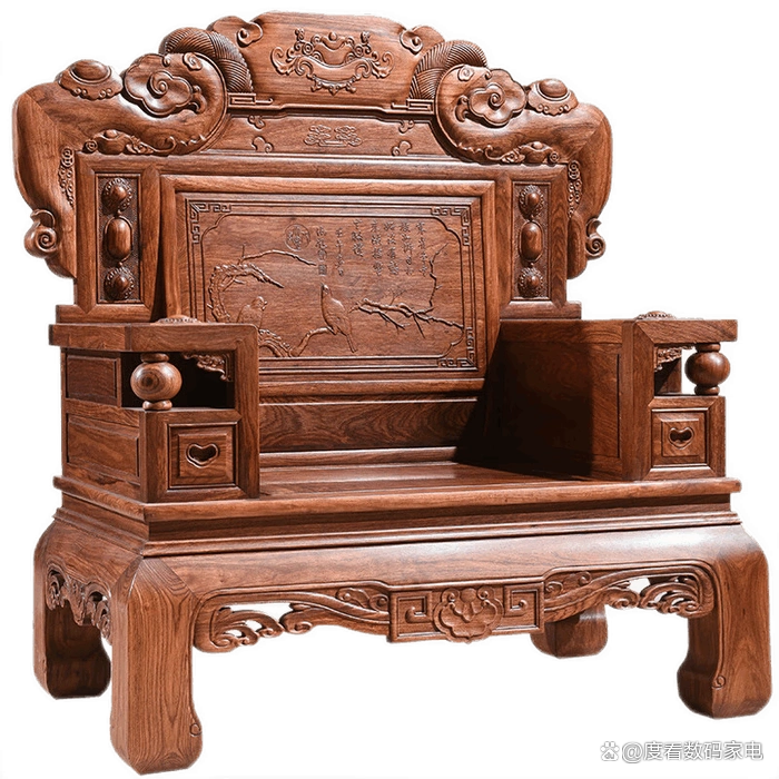 十大热门实木家具推荐:这10款工艺精湛,坚固耐用,家居必备(图18) 泽林木韵黑酸枝新中式沙发_传统家具_实木家具品牌排行榜前十名