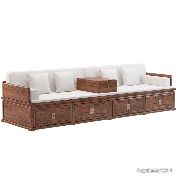 十大热门实木家具推荐:这10款工艺精湛,坚固耐用,家居必备(图4) 实木家具品牌排行榜前十名_传统家具_泽林木韵黑酸枝新中式沙发