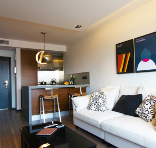 两房一厅怎么装修?别出心裁的两房一厅装修案例(图4) 60平米两房一厅装修案例_2室1厅装修图片_老式房屋焕新设计