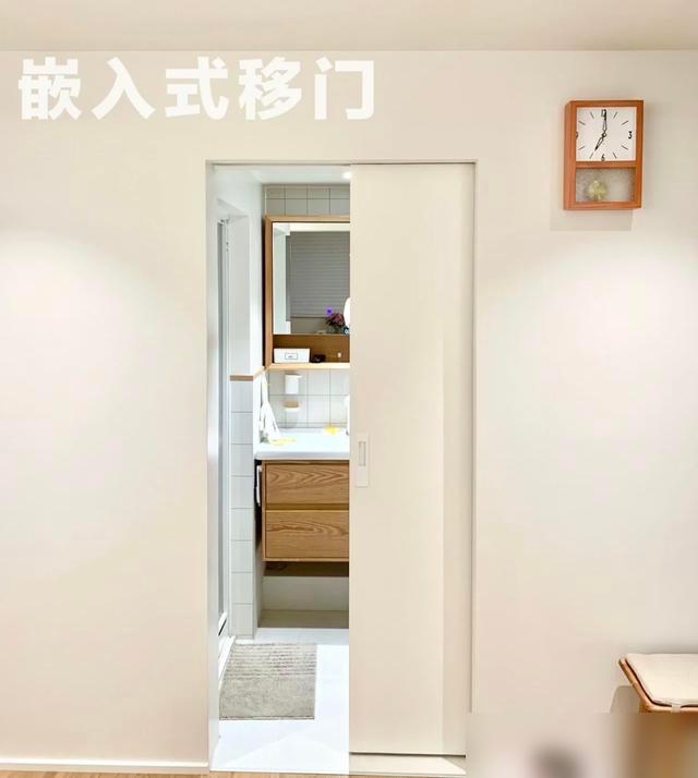 下次装修,厨房再也不用推拉门了,学人家装口袋门,真的太聪明了(图8) 厨房做移门,门套多宽_卫生间口袋门安装_厨房口袋门设计