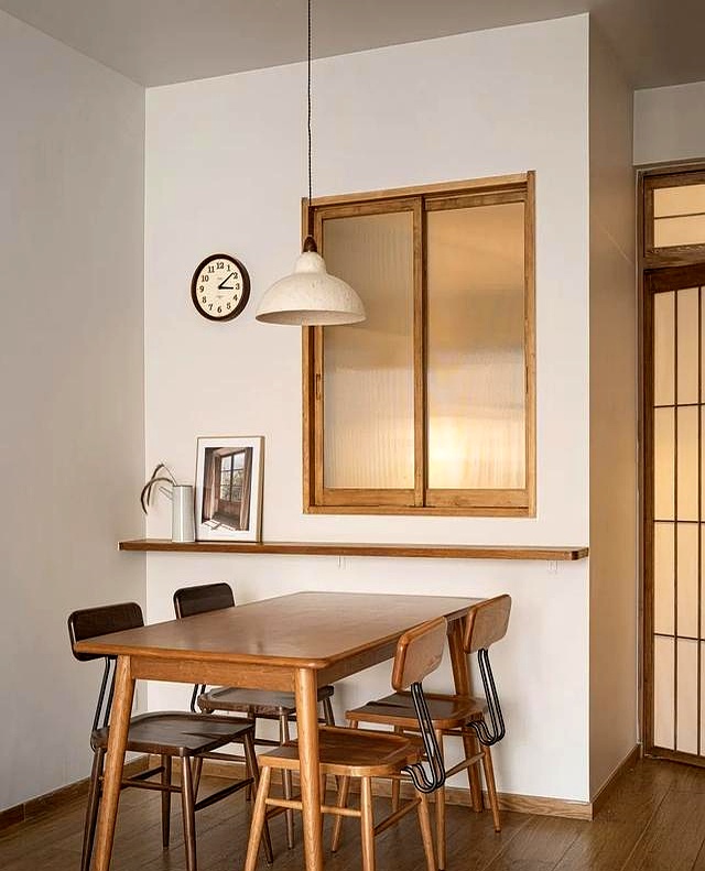 邻居家80㎡日式玄关太惊艳!简单装出治愈感,看完想照搬(图17) 厨房门装修效果图小户_邻居只动了3个地方改造_80㎡住出120㎡的松弛感