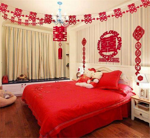 5款婚房布置效果图 总有一款可以打动你(图5) 婚庆新房布置图片大全_喜庆浪漫婚房布置_婚房布置效果图
