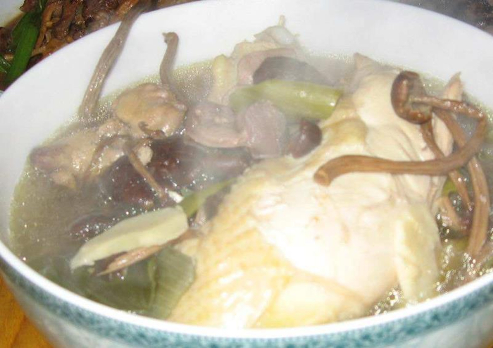 茶树菇煲鸡汤怎么用烤箱烤鱼_茶树菇鱼丸鸡汤做法_老母鸡汤搭配茶树菇鱼丸的做法