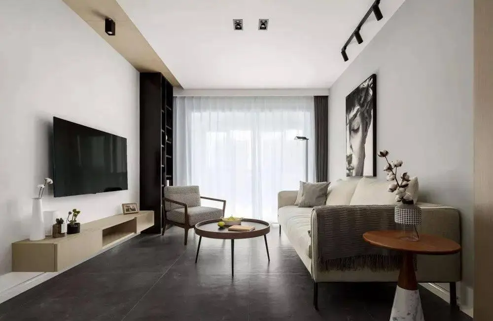 现代简约客厅装修_小户型客厅设计_小户型客厅温馨装修