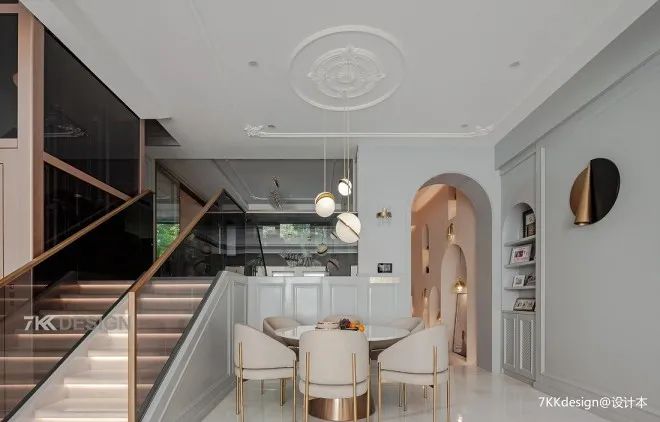 上海480㎡豪宅,私家电梯+影音室+游乐园,等我有了别墅也要这样装(图2) 品质生活_别墅设计_90房子装修设计效果图