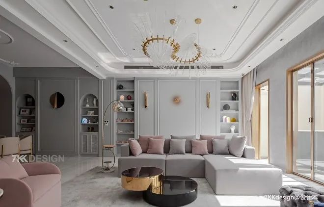上海480㎡豪宅,私家电梯+影音室+游乐园,等我有了别墅也要这样装(图3) 品质生活_别墅设计_90房子装修设计效果图