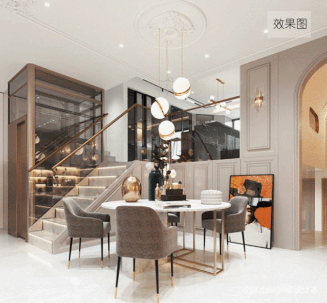 上海480㎡豪宅,私家电梯+影音室+游乐园,等我有了别墅也要这样装(图24) 品质生活_90房子装修设计效果图_别墅设计