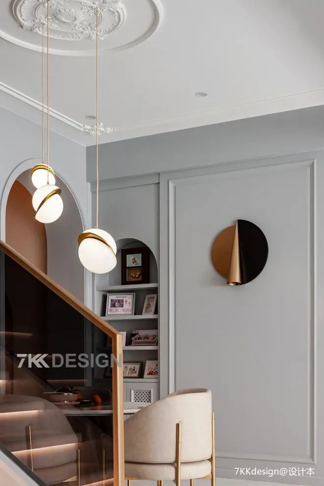 上海480㎡豪宅,私家电梯+影音室+游乐园,等我有了别墅也要这样装(图27) 品质生活_90房子装修设计效果图_别墅设计