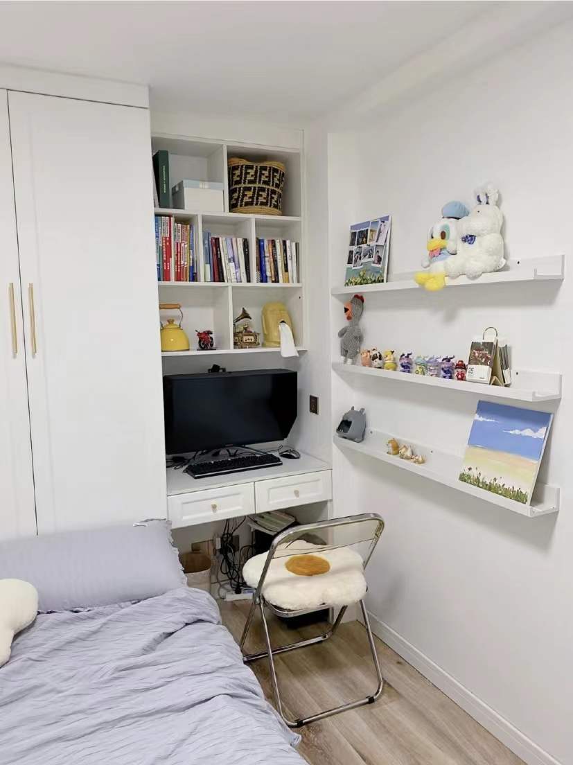 安徽90后夫妻收纳装修_90房子装修设计效果图_83㎡全屋打满柜子收纳教科书