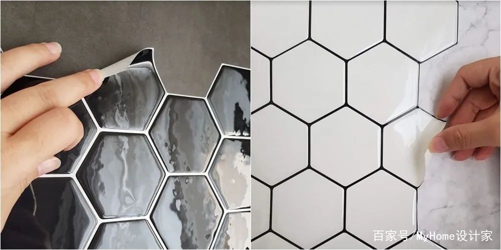 花砖墙贴局部装修_瓷砖怎么做拼花_花砖墙贴DIY技巧