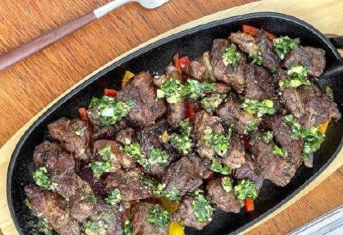 在家煎牛排也能秒杀西餐厅?盐葱酱一抹,香到邻居敲门(图7) 煎牛扒做法_盐葱酱牛排食谱_日式盐葱煎牛排做法