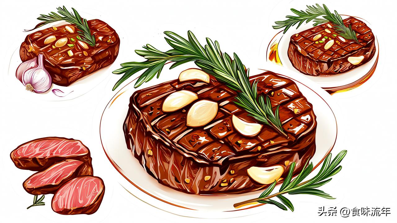 3分钟学会蒜香煎牛排,外焦里嫩比西餐厅香10倍(图3) 煎牛扒做法_蒜香煎牛排做法_煎牛排技巧