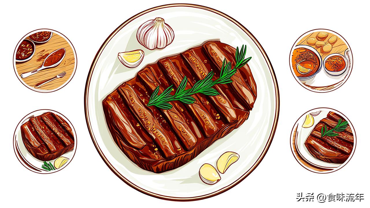 3分钟学会蒜香煎牛排,外焦里嫩比西餐厅香10倍(图4) 蒜香煎牛排做法_煎牛排技巧_煎牛扒做法