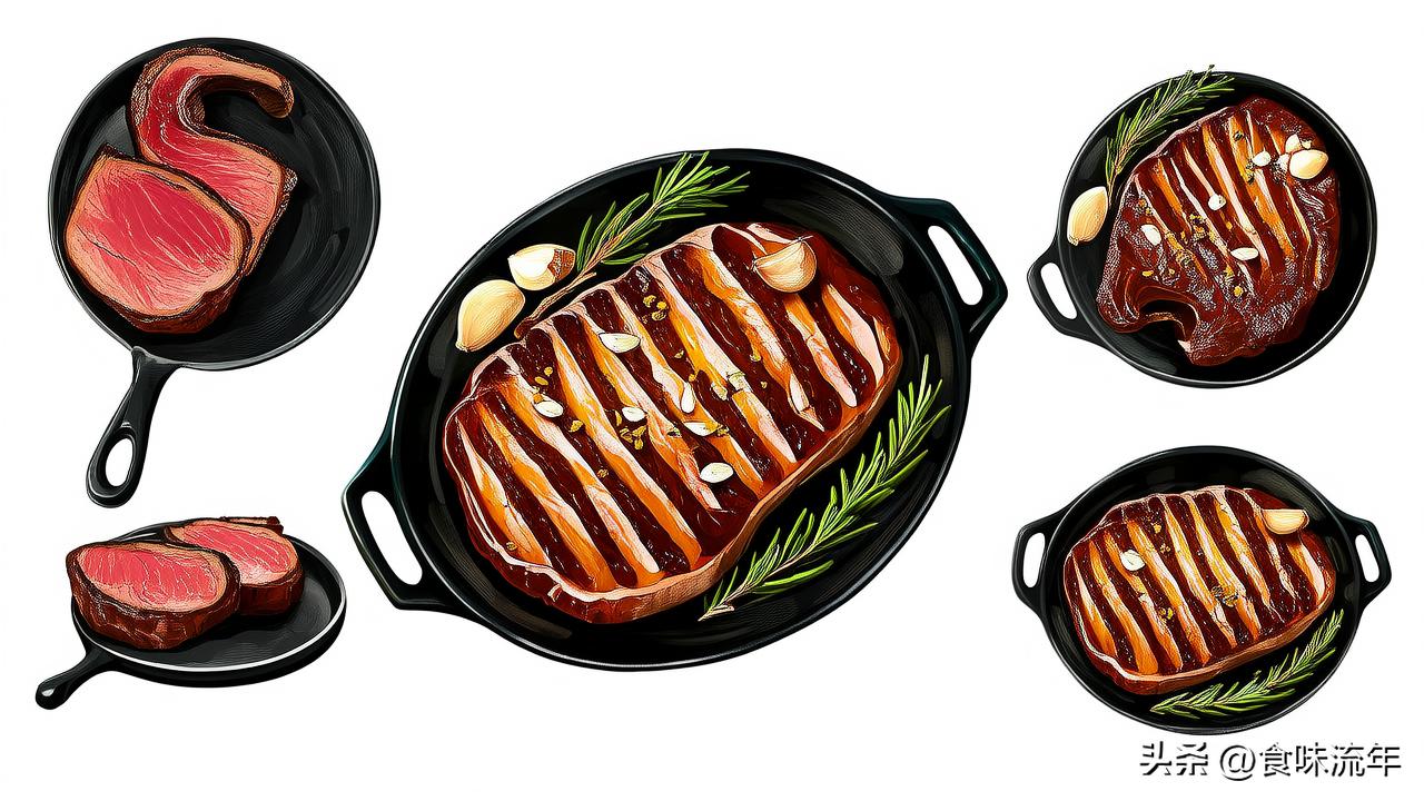 3分钟学会蒜香煎牛排,外焦里嫩比西餐厅香10倍(图5) 煎牛排技巧_煎牛扒做法_蒜香煎牛排做法