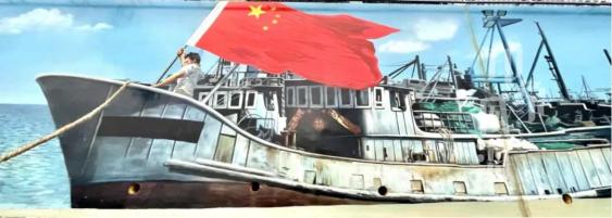 美“画”威海!(图16) 个性墙面涂鸦图片大全_威海彩绘街道_新威附路艺术街区