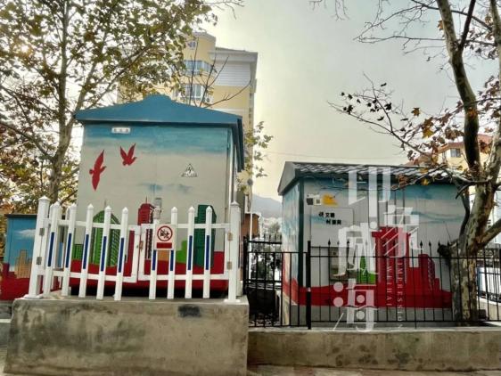 美“画”威海!(图19) 个性墙面涂鸦图片大全_新威附路艺术街区_威海彩绘街道