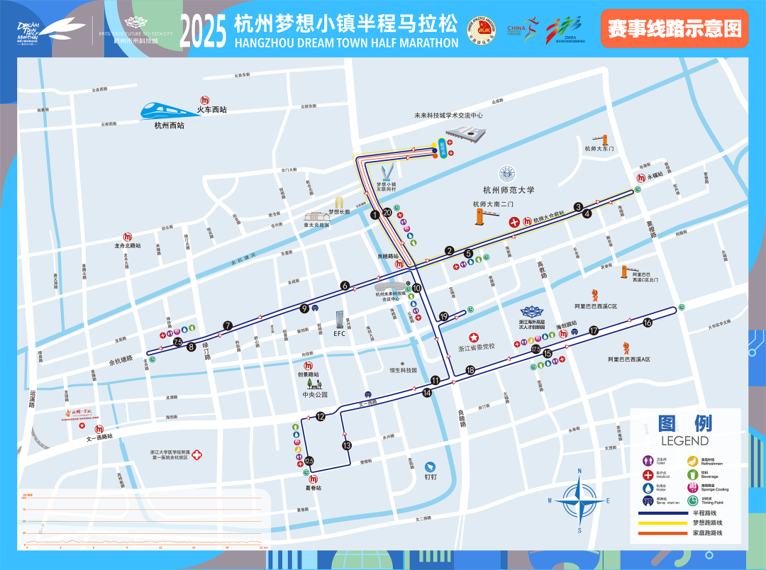 关于2025杭州梦想小镇半程马拉松赛对部分道路采取临时交通管制措施的通告(图1) 图片