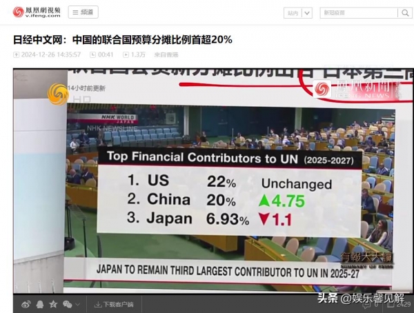中国联合国会费比例_美国联合国会费比例_中国对联合国财政贡献