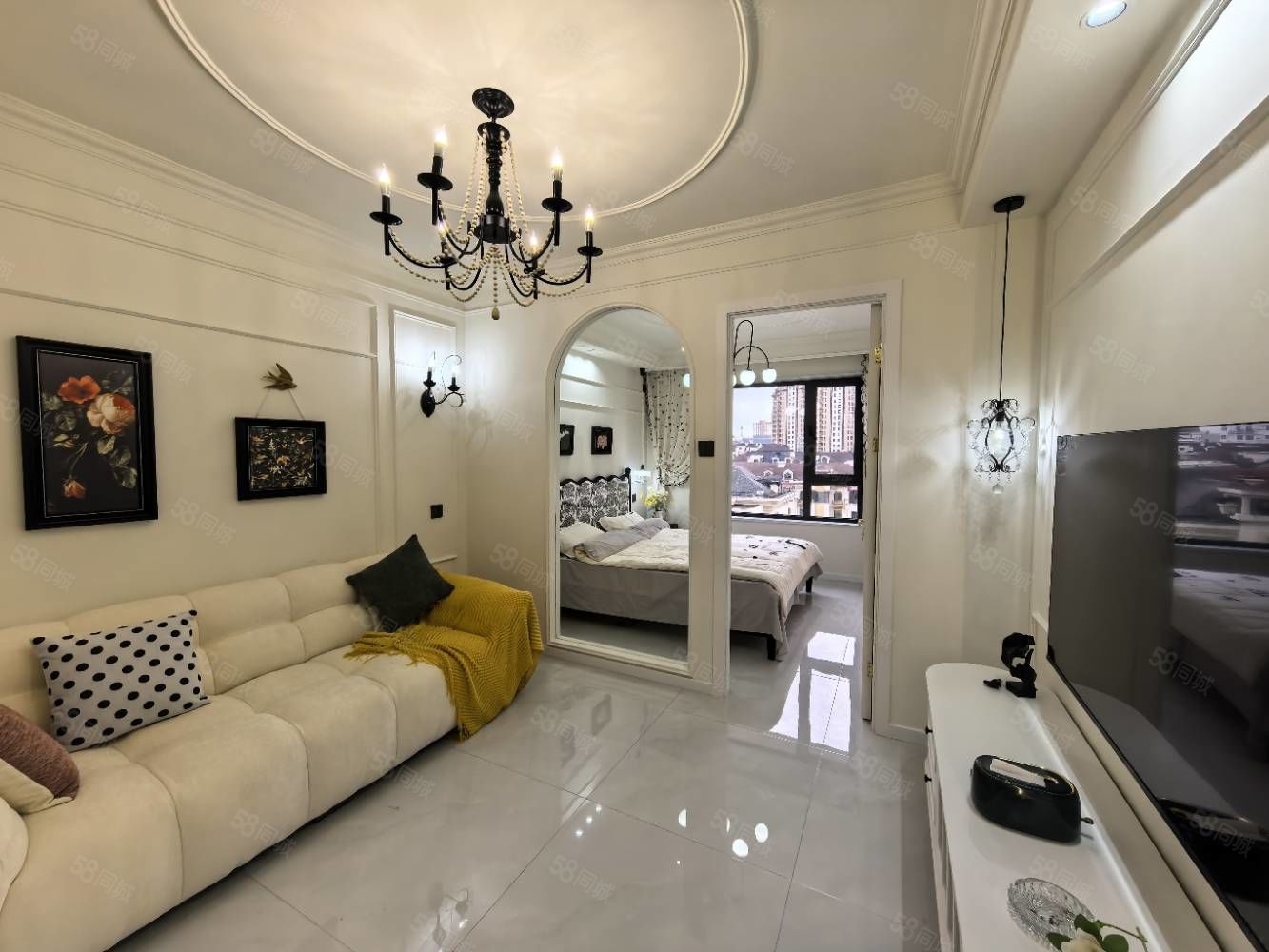 枫叶山庄 电梯7楼 精装一室 不把不临 月供一千多 比租房好