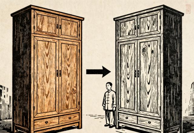 真心搞不懂,都全屋定制柜子了,你为什么还用杉木生态板做?(图7) 新规松木板材选购指南_杉木生态板防潮性能对比_松木家具 环保