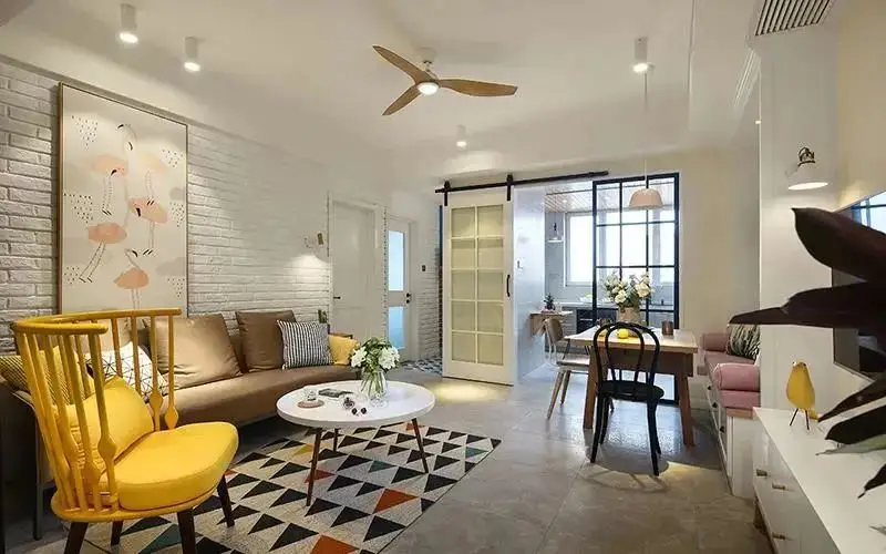 小户型客厅颜值逆袭指南:9 招打造 90㎡左右户型的敞亮高级感(图7) 90平米小户型客厅布置_小户型现代简约风格客厅_小客厅设计思路