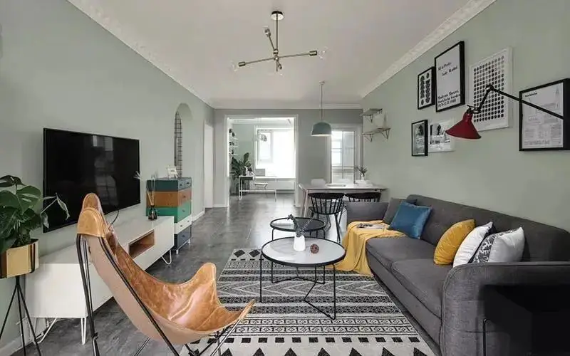 小户型客厅颜值逆袭指南:9 招打造 90㎡左右户型的敞亮高级感(图8) 90平米小户型客厅布置_小户型现代简约风格客厅_小客厅设计思路