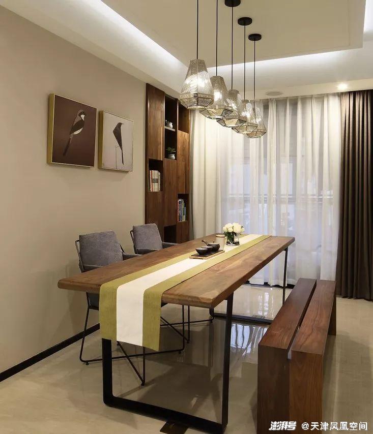 餐厅这样设计,吃饭美味100倍(图9) 小户型餐厅布置技巧_两居餐厅设计_餐饮100平米简装效果图