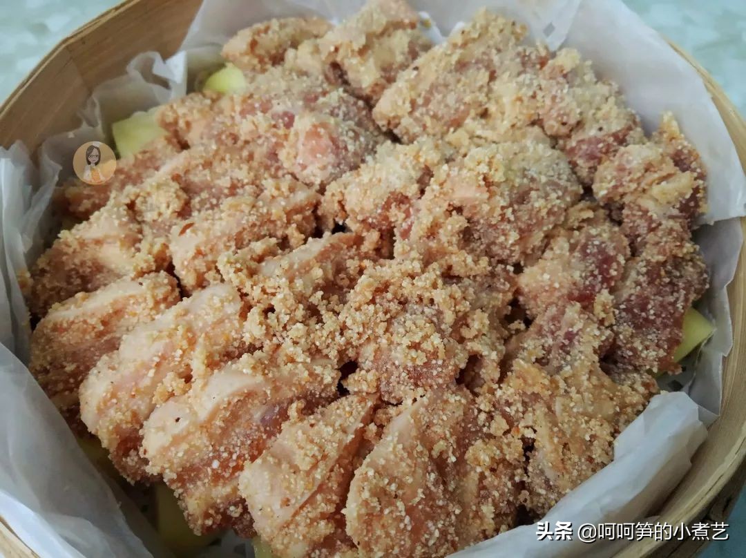 江西粉蒸肉的家常做法_米粉肉制作方法_外婆家味道的米粉肉做法