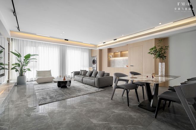 若是客厅阳台打通了,洗衣机我一定要藏起来,这3个方案不会出错(图1) 滚筒洗衣机装修效果图_客厅阳台打通利弊_阳台洗衣机隐形方案