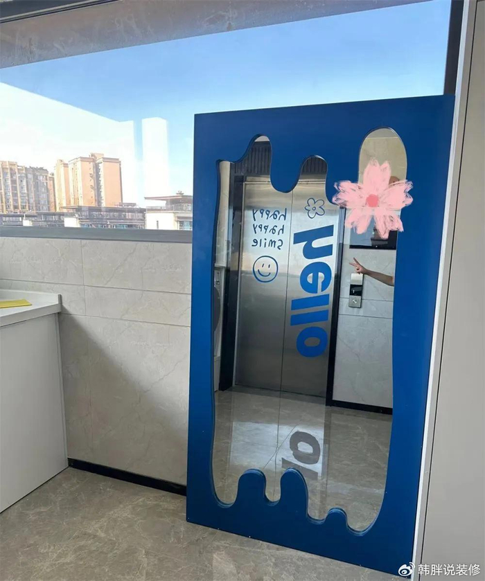 “一梯一户”的快乐谁能懂?电梯间改成“洗衣房”,太实用了!(图9) 一梯一户洗衣房设计_滚筒洗衣机装修效果图_一梯一户电梯间改造