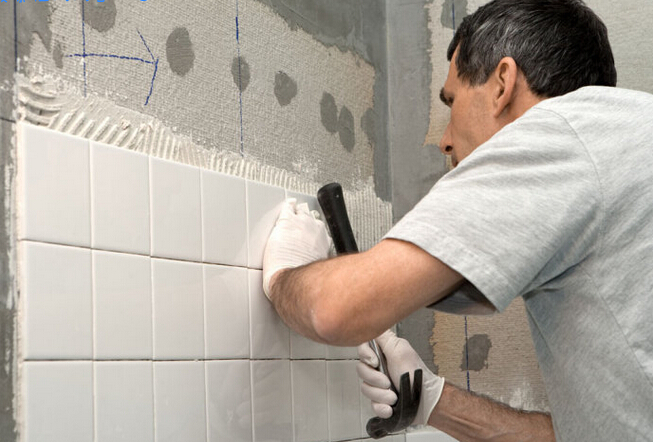 贴瓷砖用白水泥好还是粘合剂好?看完这张施工图你就明白了!(图2) 瓷砖粘合剂与白水泥区别_薄贴法施工要点_马赛克瓷砖 粘结剂