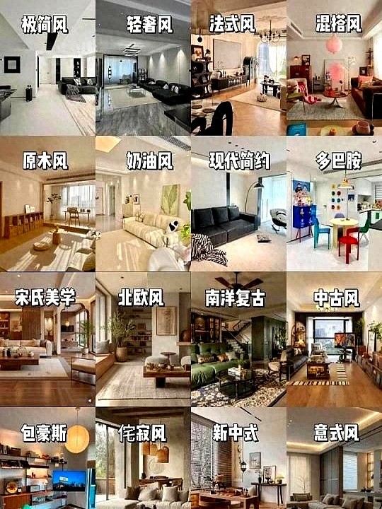 新房装修8大风格+颜色搭配攻略:选错显廉价,选对省10万软装费!(图1) 个性化装修风格_最新装修趋势_室内装修风格汇总